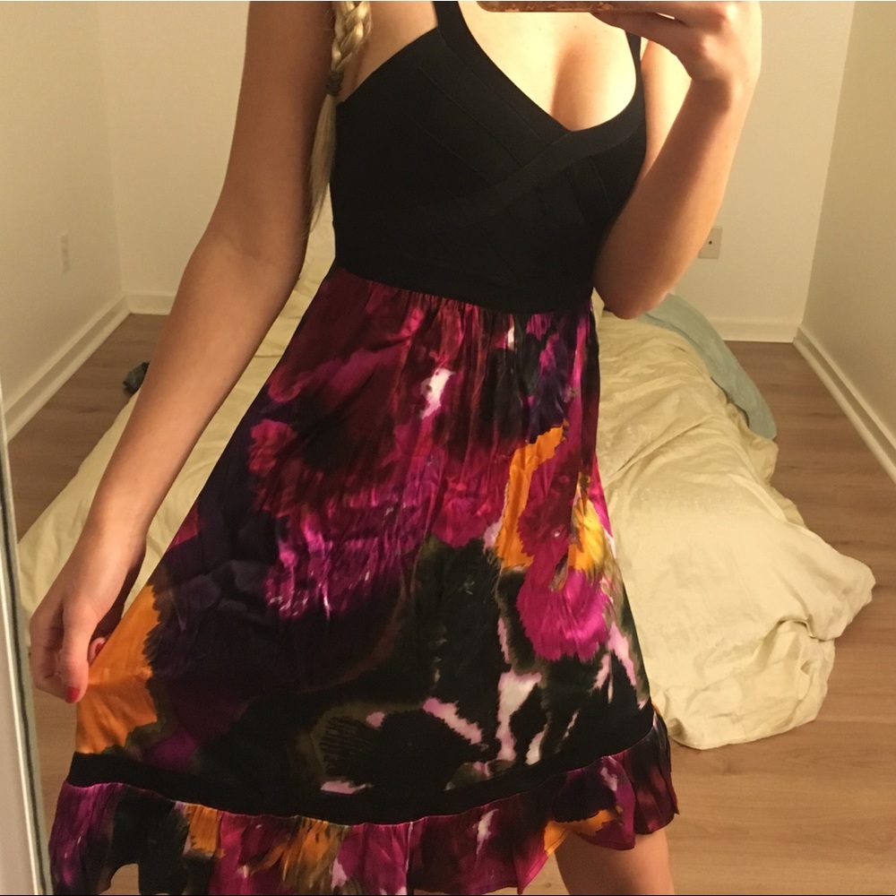 Cute silk bebe dress